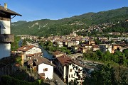 18 Dal sentiero bella vista sul Ponte Vecchio, il Brembo, Zogno 